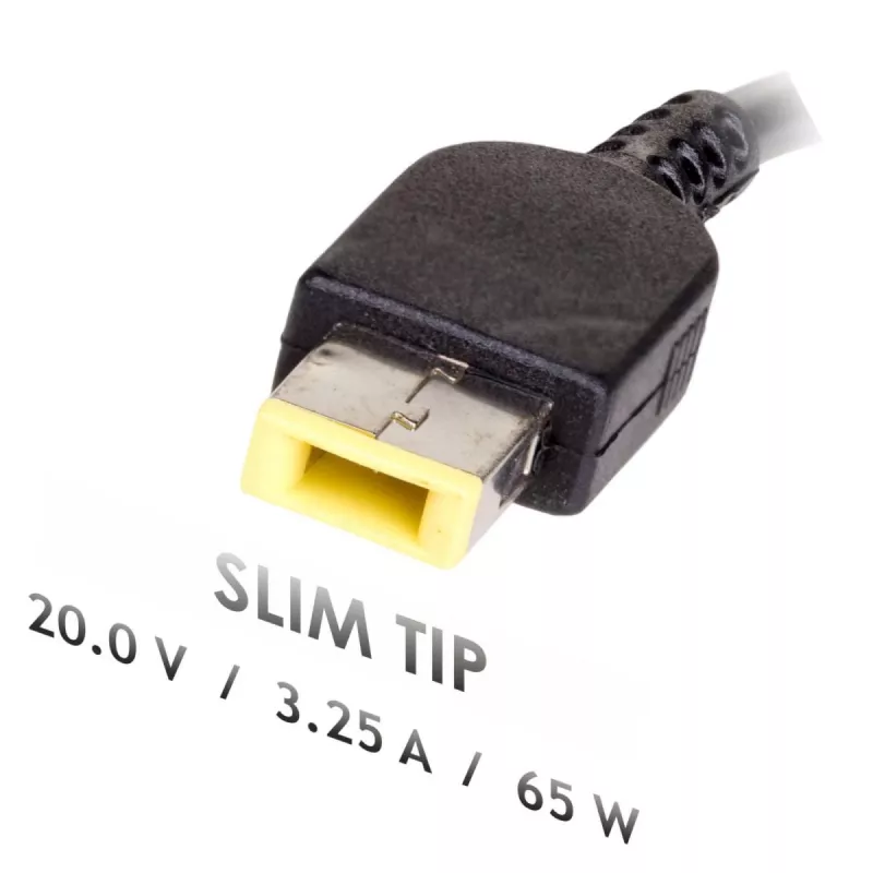 Power adapter/inverter Akyga AK-ND-24 65 W Indoor, input 100–250 V, ABS housing, 1.2 m cable, black