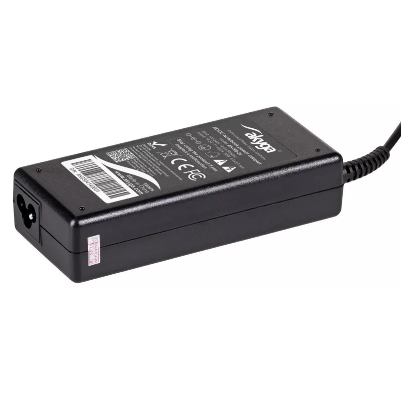Power adapter Akyga AK-ND-26 for laptops, 90W, 19.5V, 4.62A, AC-to-DC, black