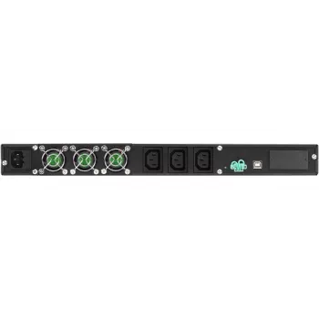 Rackmount UPS PowerWalker VFI 1000R/1U — Online double-conversion, 1 kVA (800 W), 3× C13 outlets, 1U, 12.6 kg