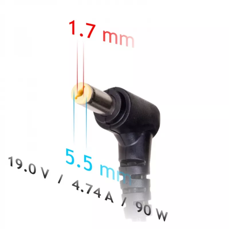 AKYGA Notebook Power Adaptor - 19v/4.74a, 90w Power And 5.5*1.7 Mm Plug