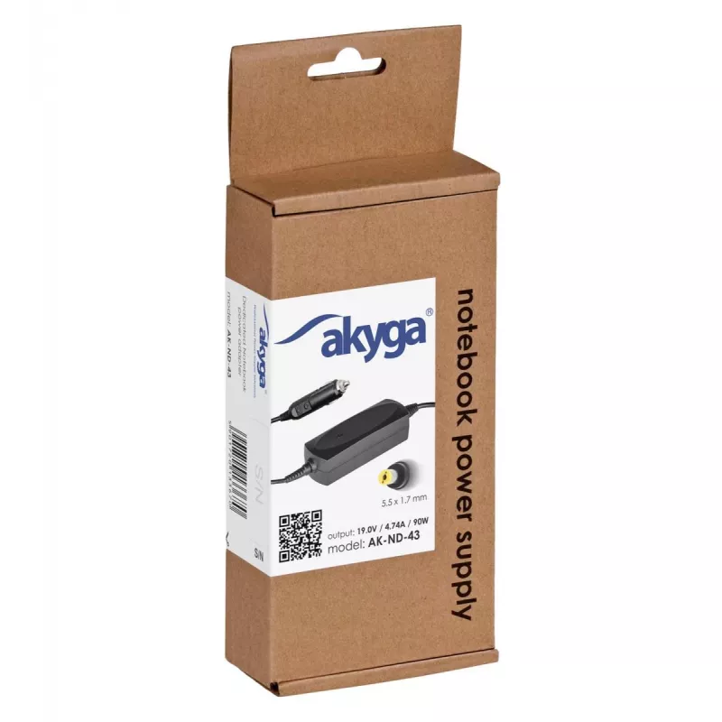 AKYGA Notebook Power Adaptor - 19v/4.74a, 90w Power And 5.5*1.7 Mm Plug