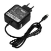 Power adapter Akyga AK-ND-60, universal 45 W, input 100–250 V, black, 0.183 kg