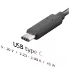 Power adapter Akyga AK-ND-60, universal 45 W, input 100–250 V, black, 0.183 kg