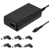 Indoor charger Akyga AK-NU-12 for laptops, 65 W, output 1–3.5 V, input 18.5–20 V, AC, black