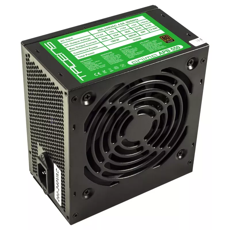 Tacens APB550B power supply unit 550 W 20+4 pin ATX ATX Black