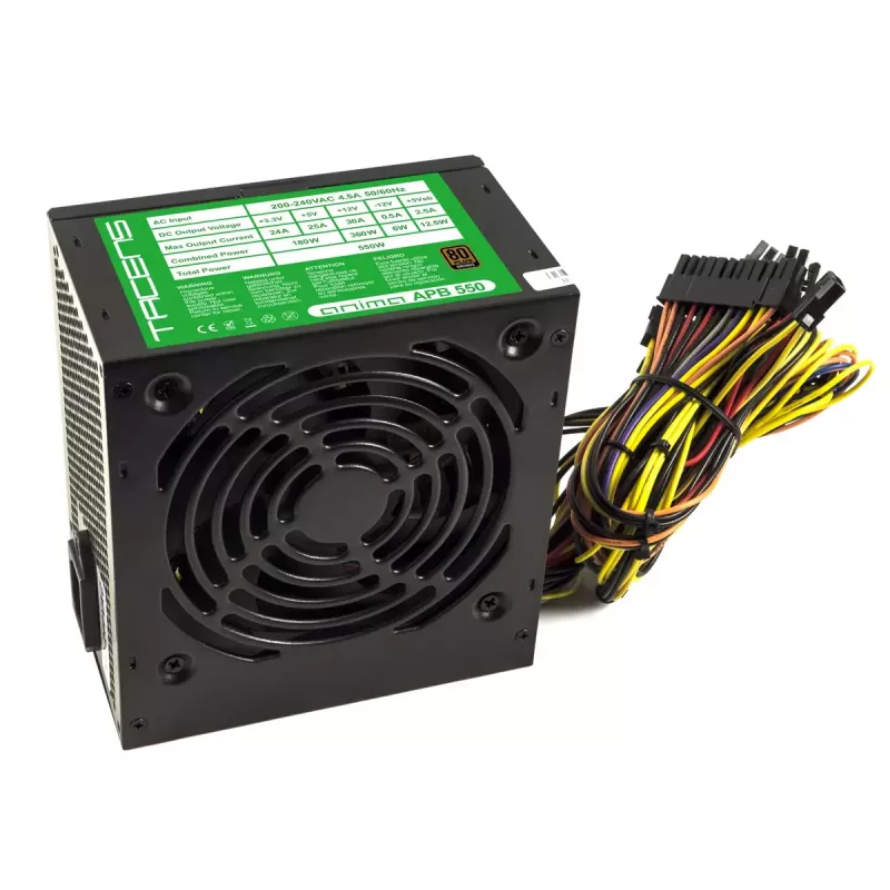 Tacens APB550B power supply unit 550 W 20+4 pin ATX ATX Black