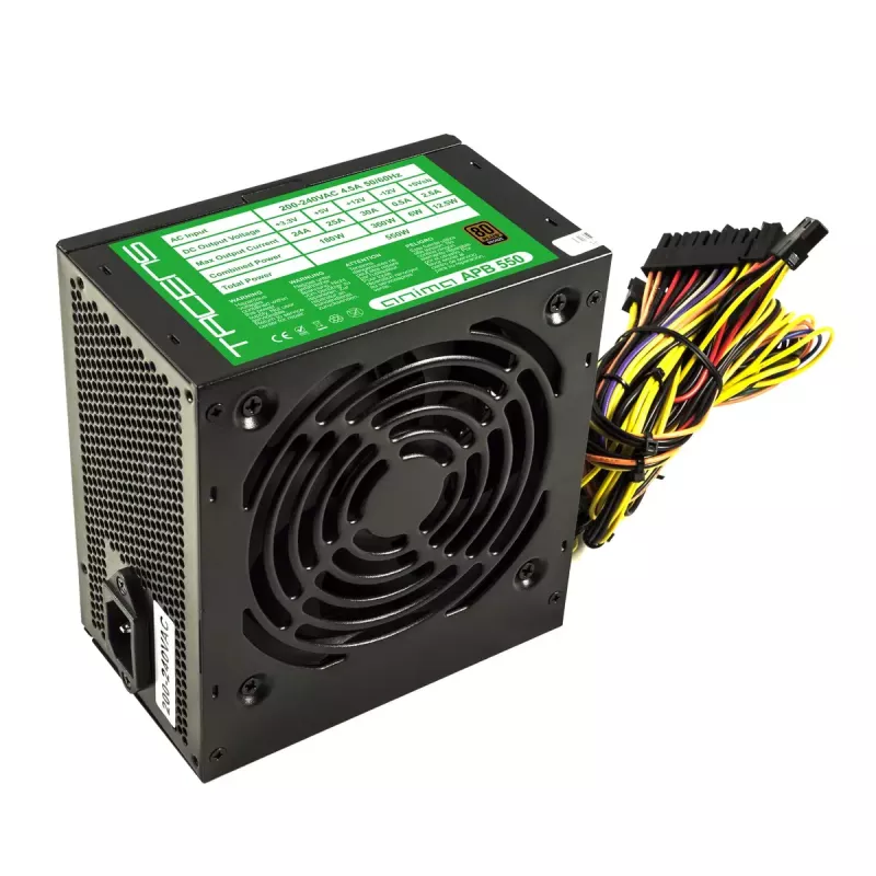 Tacens APB550B power supply unit 550 W 20+4 pin ATX ATX Black