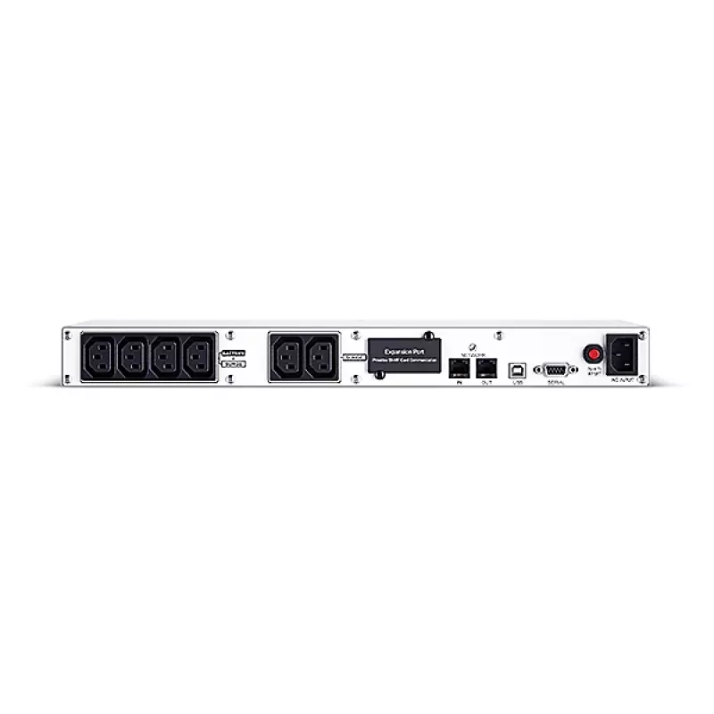 Rackmount Line-Interactive UPS CYBERPOWER OR600ERM1U — 0.6 kVA / 360 W, 6x C13 outlets, AVR, LCD, silver, 1U