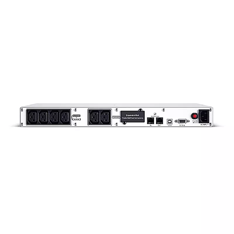 Uninterruptible Power Supply CYBERPOWER OR1000ERM1U — 1 kVA (600 W), Line-Interactive, Rackmount 1U, 6× C13 outlets, LCD, Silver