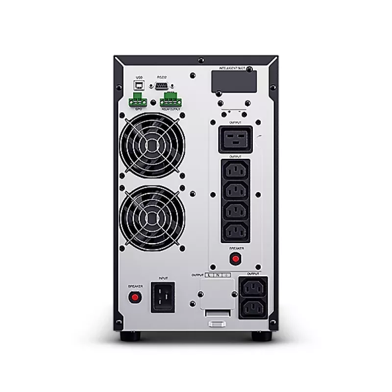 Uninterruptible Power Supply CYBERPOWER OLS3000EA, Online double-conversion, 3 kVA (2700 W), PF 0.9, 8x C13 outlets, C20 input