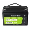 LiFePO4 battery Green Cell 12.8V 125Ah — 125 Ah, 12.8 V, 150 A max discharge, 13.5 kg, 340×180×225 mm