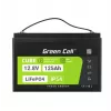 LiFePO4 battery Green Cell 12.8V 125Ah — 125 Ah, 12.8 V, 150 A max discharge, 13.5 kg, 340×180×225 mm