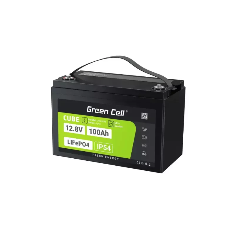 UPS battery Green Cell LFPGC12V100AH Lithium Iron Phosphate 12.8V 100Ah