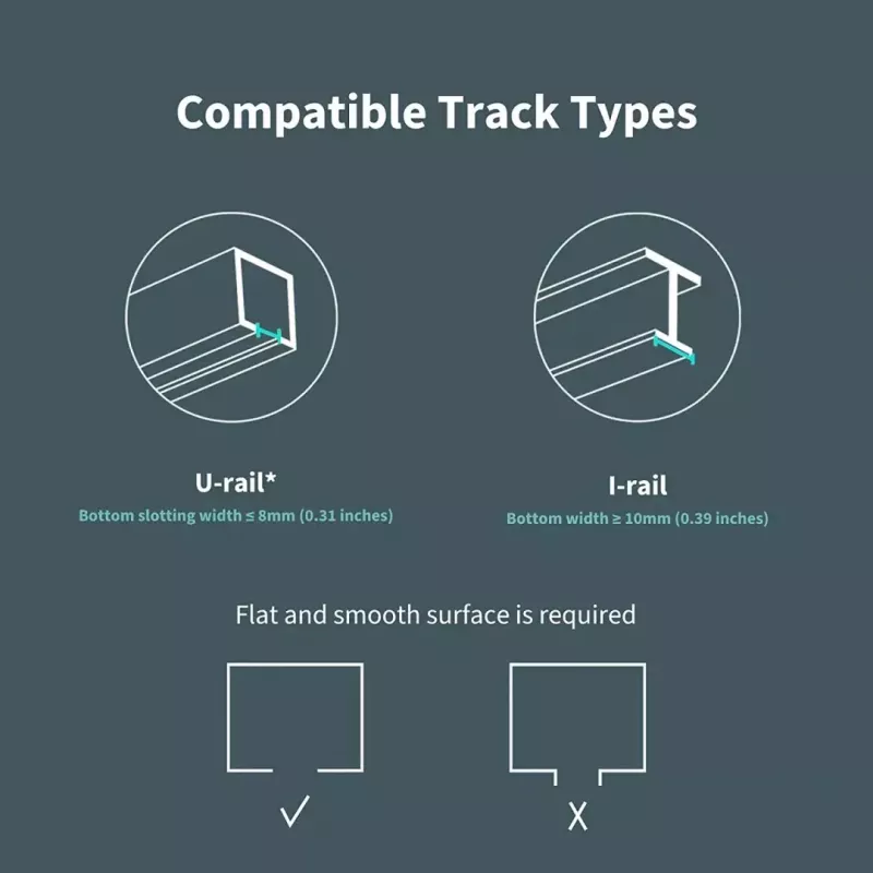 Curtain Driver, Aqara Curtain Driver E1, Track Version (CM-M01-TRACK)