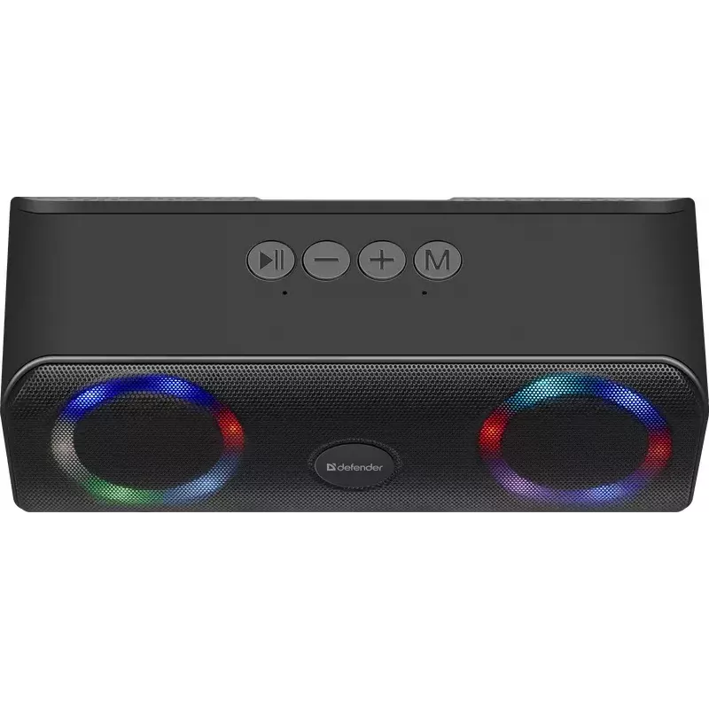 Portable Bluetooth Mono Speaker DEFENDER Q1 Black, 10W RMS, 1200 mAh, Bluetooth 5.0, MicroSD, FM, AUX, USB