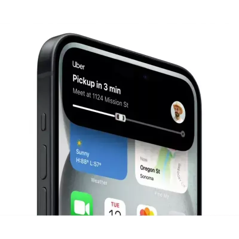 Smartphone Apple iPhone 15 6.1 inch 256GB Black
