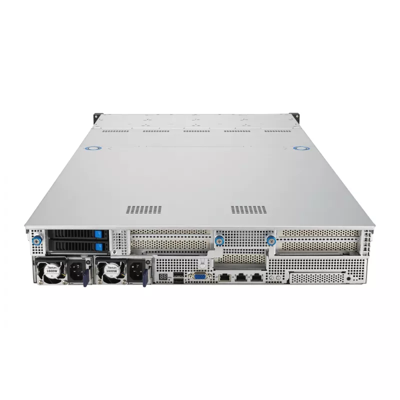 ASUS RS521A-E12-RS24U Socket SP5 Rack (2U) Black, Silver