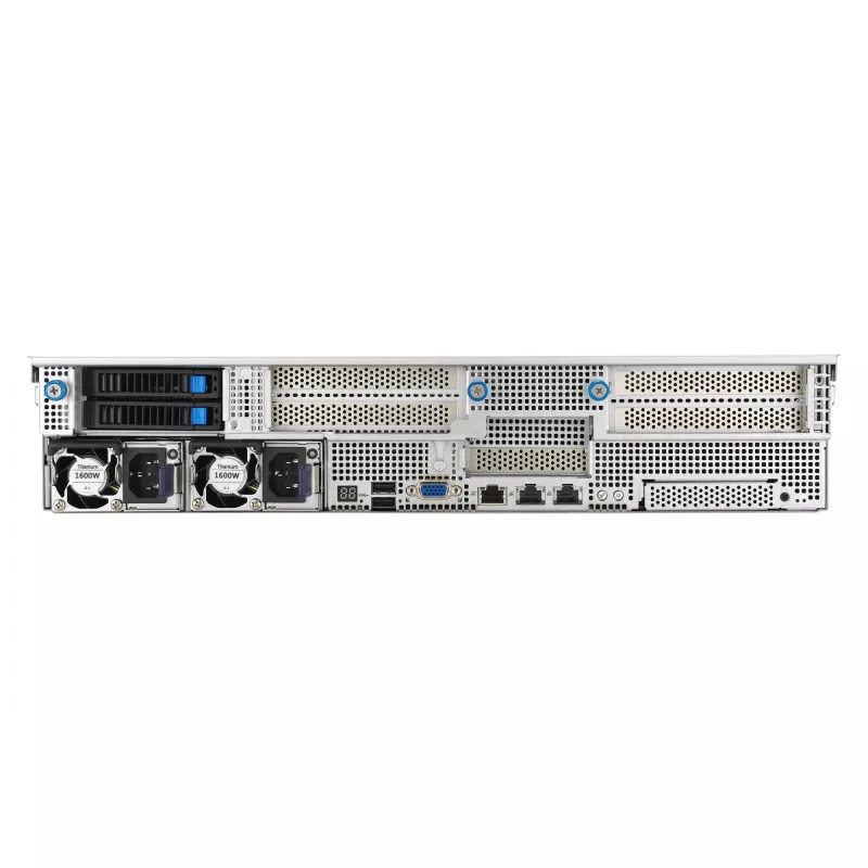 ASUS RS521A-E12-RS24U Socket SP5 Rack (2U) Black, Silver