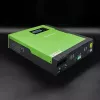 Qoltec 53886 Off-Grid Hybrid Solar Inverter, 3.5 kW, 100 A MPPT, 24 V, Pure Sine