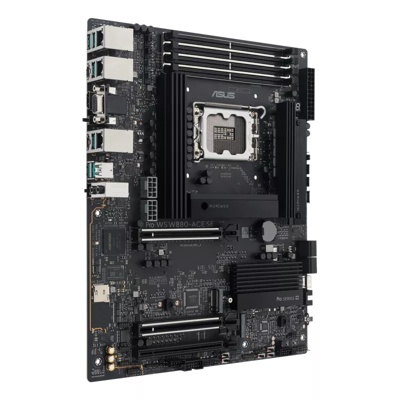 Motherboard ASUS PRO WS W880-ACE SE, Intel W880, LGA 1851, ATX, DDR5, 4 DIMM, max 256 GB, 2.5 Gb LAN