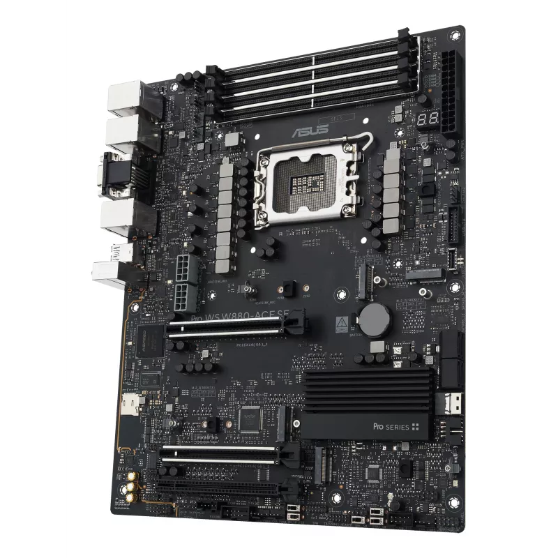 Motherboard ASUS PRO WS W880-ACE SE, Intel W880, LGA 1851, ATX, DDR5, 4 DIMM, max 256 GB, 2.5 Gb LAN