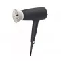 Hair dryer Philips BHD302/00 1600W black, 3 heat levels, 3 speeds, cool shot, 2 nozzles