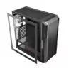 PC case MODECOM AMIRANI ARGB Midi Tower, black, tempered glass, 2x200mm front + 1x120mm rear fans, USB-A 2x, USB-C 1x, supports ATX/ITX, GPU up to 35 cm