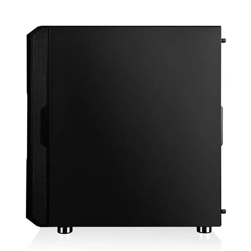 PC case MODECOM AMIRANI ARGB Midi Tower, black, tempered glass, 2x200mm front + 1x120mm rear fans, USB-A 2x, USB-C 1x, supports ATX/ITX, GPU up to 35 cm
