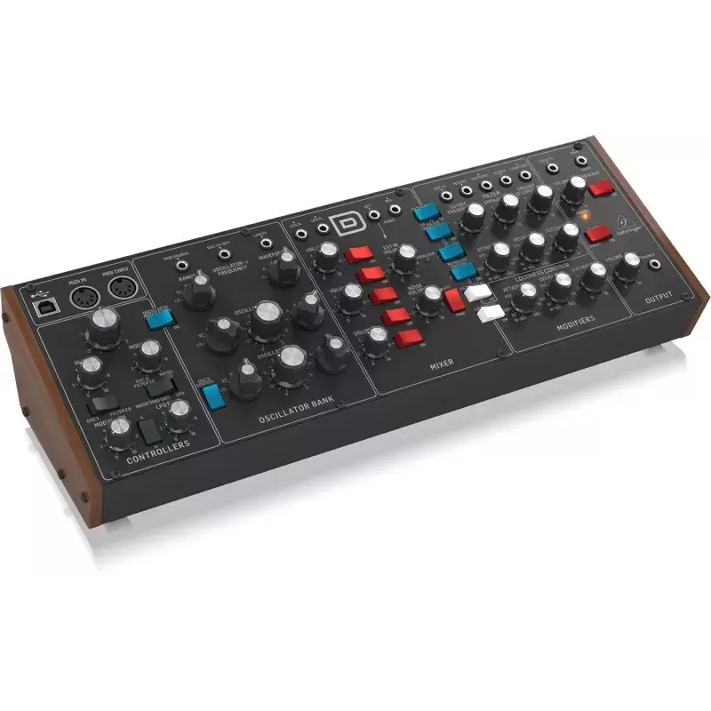 Synthesizer Behringer Model D Black Housing colour Black Power source DC AC