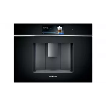 Built-in espresso machine Siemens CT718L1B0 — 2.4 L water tank, 19 bar, built-in grinder & milk frother, TFT touch display, black