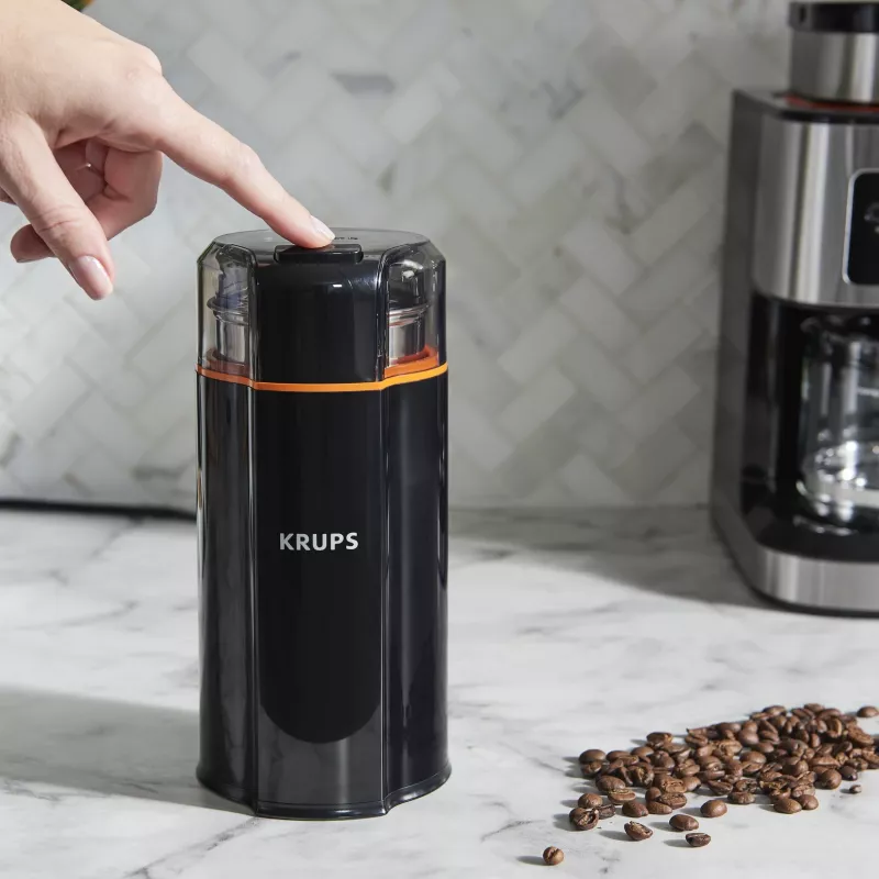 Blade grinder Krups Silent Vortex GX3328 175 W Black 90 g capacity