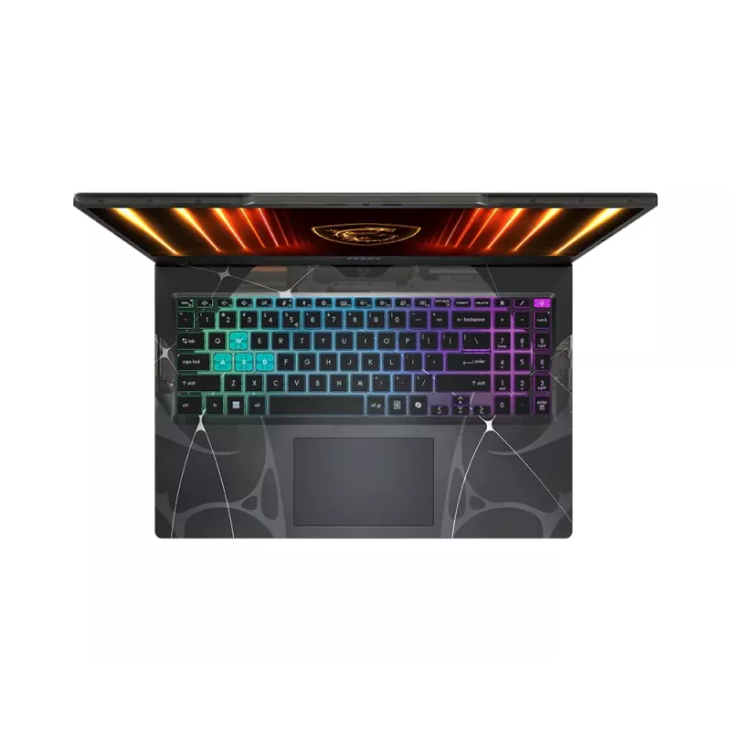 Laptop MSI Cyborg 15 B2RWFKG-038XPL 15.6 inch FHD IPS 144Hz Intel Core 7 240H 10-core 16GB DDR5 512GB SSD RTX 5060 8GB Translucent Black
