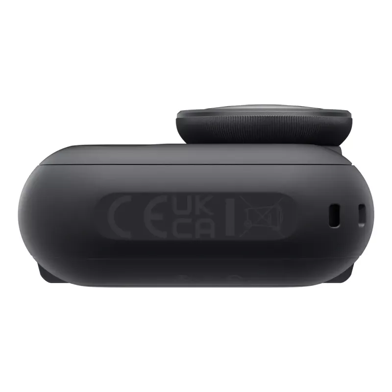 Action sports camera Insta360 GO Ultra Standard Black — 4K Ultra HD 3840×2880, 1/1.28 inch sensor, 240 fps, Wi‑Fi, built-in display, MicroSD, 52.9 g