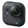 Action sports camera Insta360 GO Ultra Standard Black — 4K Ultra HD 3840×2880, 1/1.28 inch sensor, 240 fps, Wi‑Fi, built-in display, MicroSD, 52.9 g