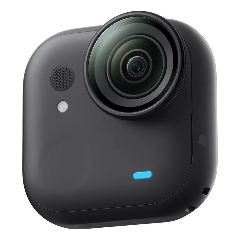 Action sports camera Insta360 GO Ultra Standard Black — 4K Ultra HD 3840×2880, 1/1.28 inch sensor, 240 fps, Wi‑Fi, built-in display, MicroSD, 52.9 g