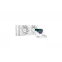 All-in-one liquid cooler DeepCool LT520 WH, white, 240mm radiator, 2x120mm FDB fans, PWM, LGA/AM4/AM5/sTR4 support