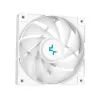 All-in-one liquid cooler DeepCool LS520 SE WH — 240mm radiator, 2x 120mm PWM fans, white, copper base
