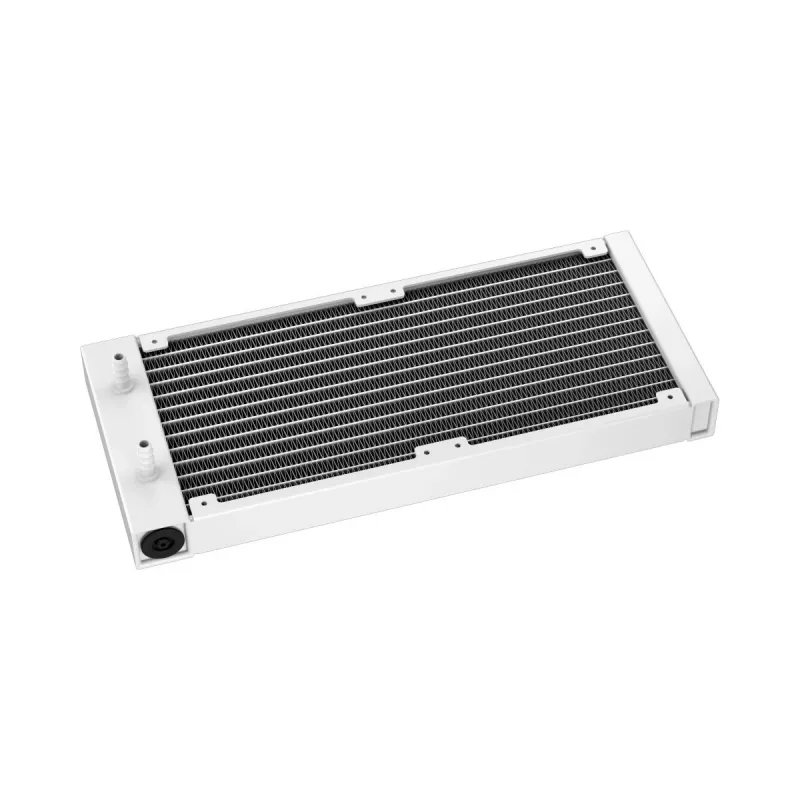 All-in-one liquid cooler DeepCool LS520 SE WH — 240mm radiator, 2x 120mm PWM fans, white, copper base