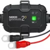 Battery charger NOCO GENIUS2DEU 2A direct-mount for 6V/12V lead-acid and lithium batteries