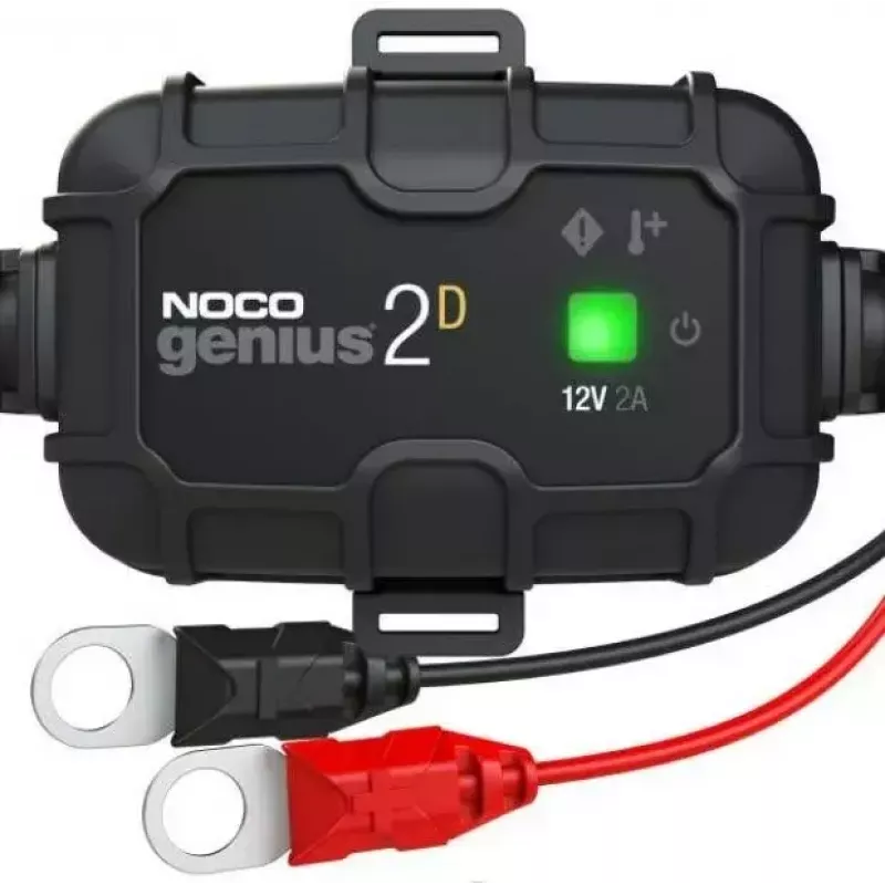 Battery charger NOCO GENIUS2DEU 2A direct-mount for 6V/12V lead-acid and lithium batteries