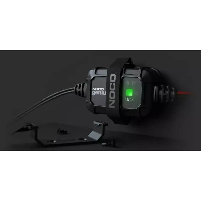 Battery charger NOCO GENIUS2DEU 2A direct-mount for 6V/12V lead-acid and lithium batteries
