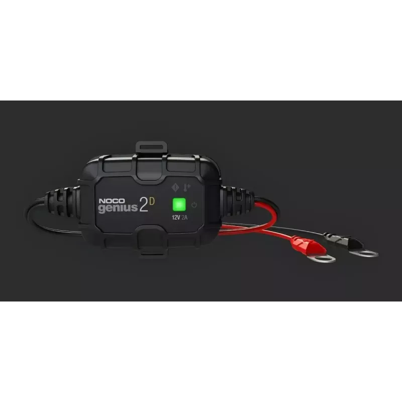 Battery charger NOCO GENIUS2DEU 2A direct-mount for 6V/12V lead-acid and lithium batteries