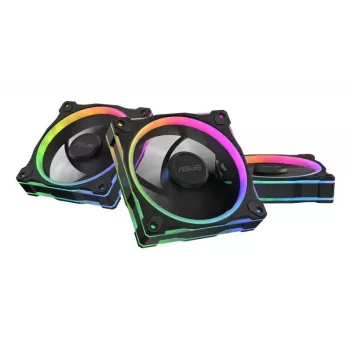 Fan ASUS Prime MR120 ARGB Black 120 mm sleeve bearing PWM 1600 RPM 58 CFM