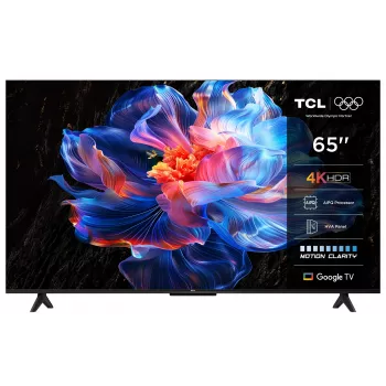 TCL 65P69K 65 inch 4K Ultra HD LED TV, 3840×2160, Direct‑LED, Google TV, HDR10, HDMI 2.1, 3×HDMI, Wi‑Fi, Bluetooth