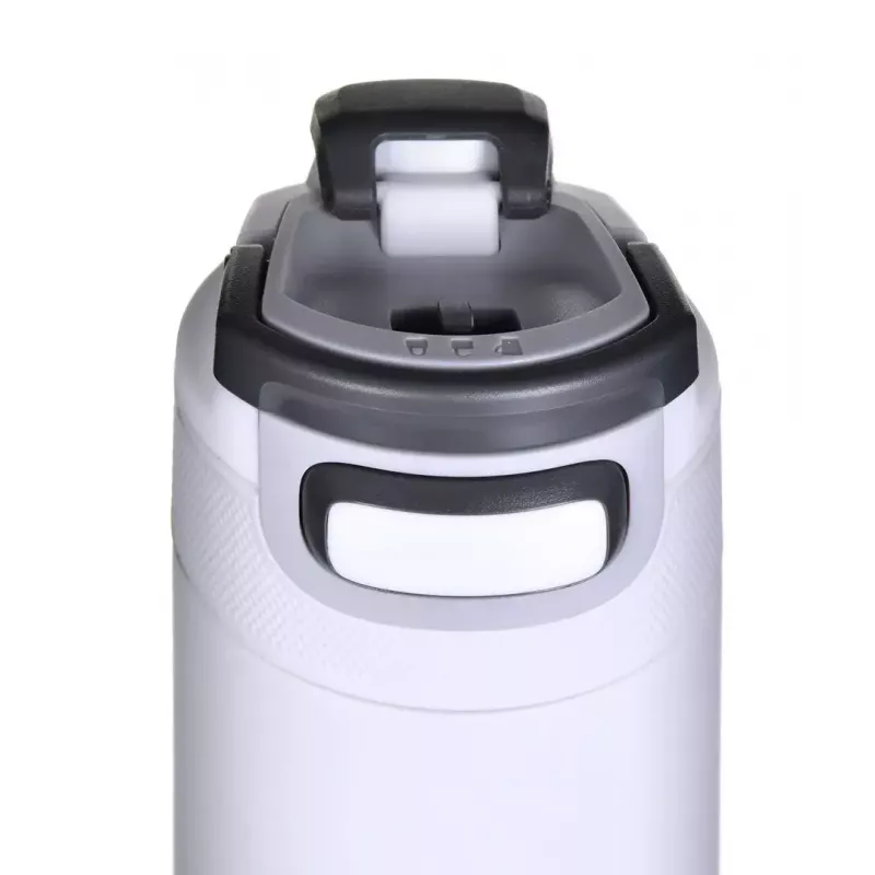Insulated bottle Kambukka Elton 600 ml Chalk White — vacuum flask, 18/8 stainless steel, leak‑proof, Snapclean lid