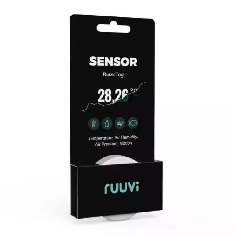 Wireless Sensor Ruuvi RT4in1 Temperature Humidity Air Pressure Motion