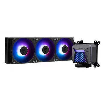 All-in-one liquid cooler MSI MAG Coreliquid A15 240 — 240 mm radiator, 2×120 mm fans, LGA1700/AM4/AM5, black