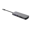 USB Type-C hub TRUST 25672 — HDMI, RJ-45, USB 3.2 Gen 1 Type-A/Type-C, SD/MicroSD, grey