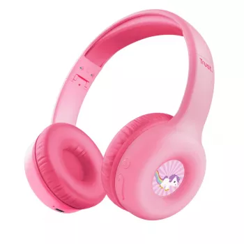Trust Nouna, Wired & Wireless, Calls/Music, 20 - 20000 Hz, 134 g, Headset, Pink