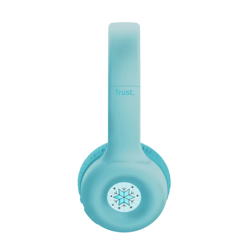 Headset TRUST Nouna binaural Bluetooth/USB-C wired & wireless, foldable, for children, blue, 4 cm drivers